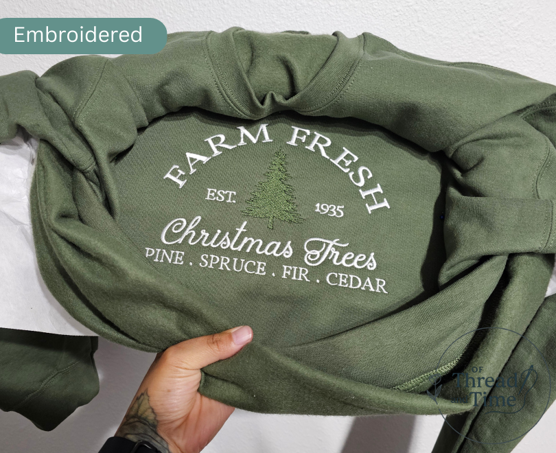Farm Fresh Christmas Trees Crewneck