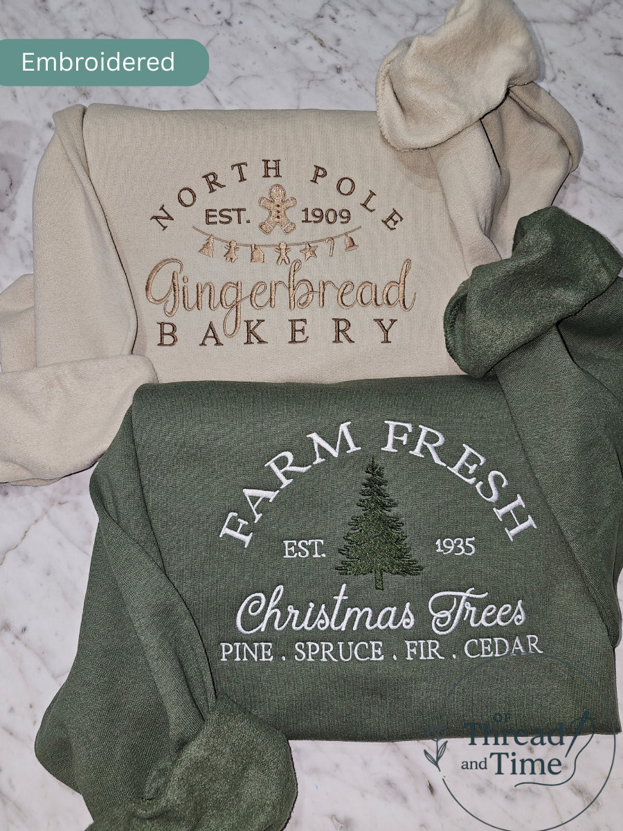 North Pole Gingerbread Bakery Crewneck