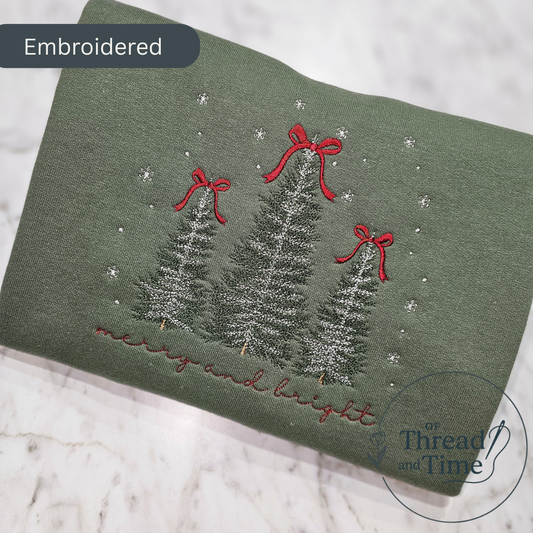 Christmas Trees Crewneck