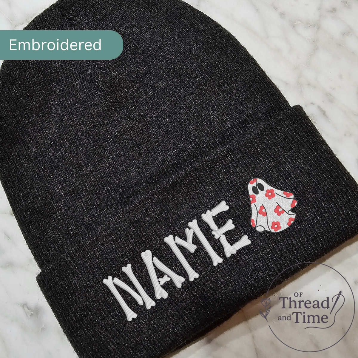 Custom "Ghost" Beanie
