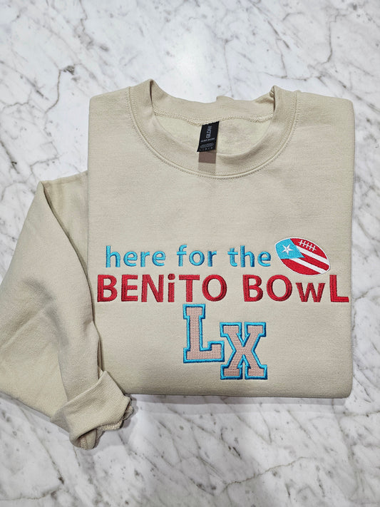 Benito Bowl crew neck