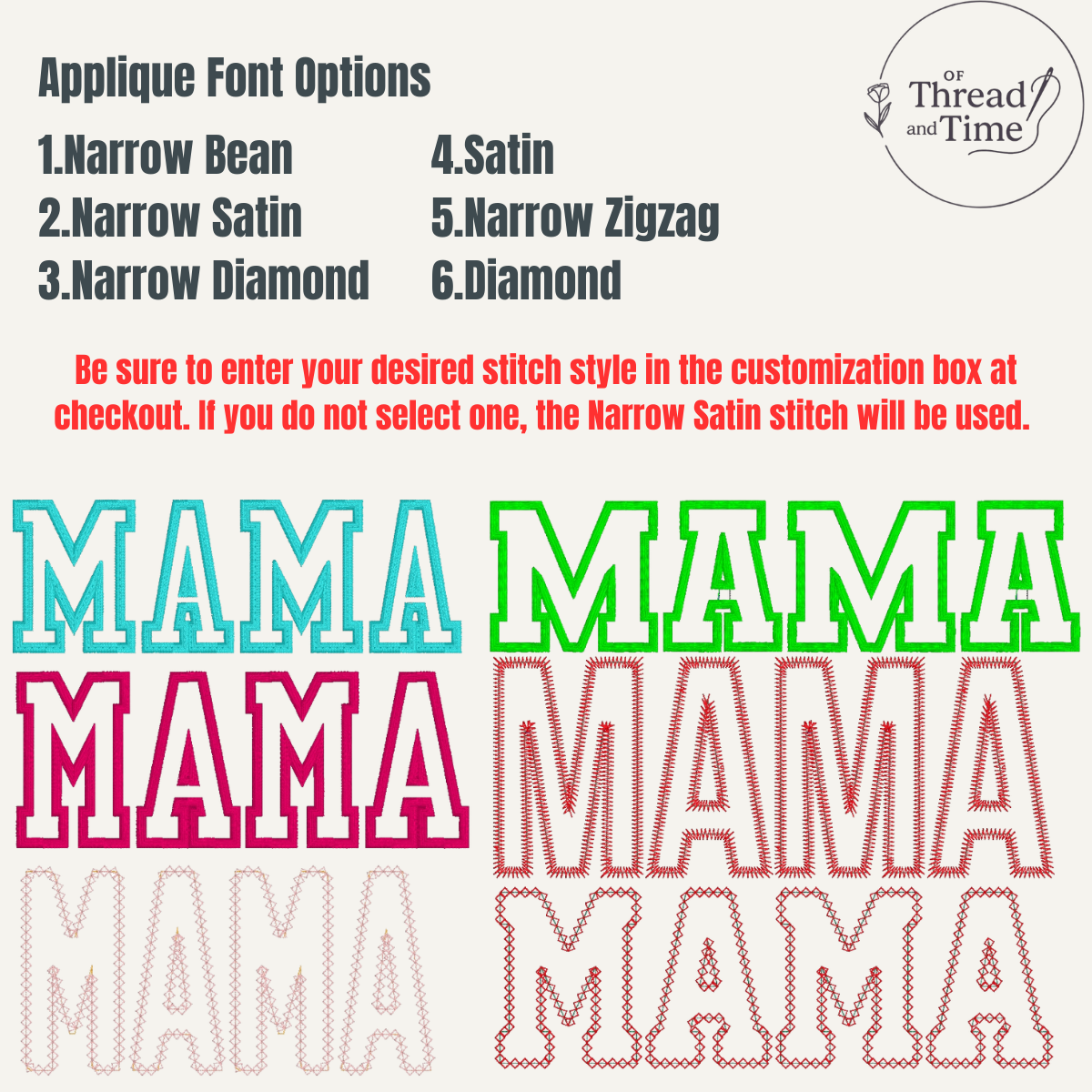 MAMA Applique Keepsake Sweatshirt