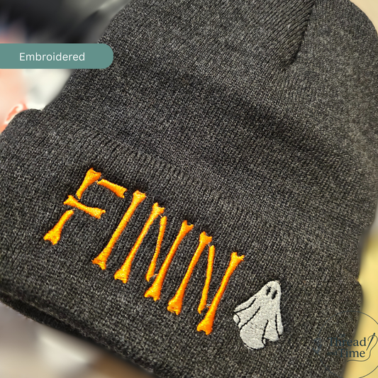Custom "Ghost" Beanie