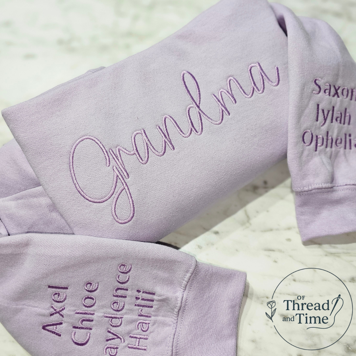 Custom Mama/Grandma/Papa Sweatshirt (not applique)