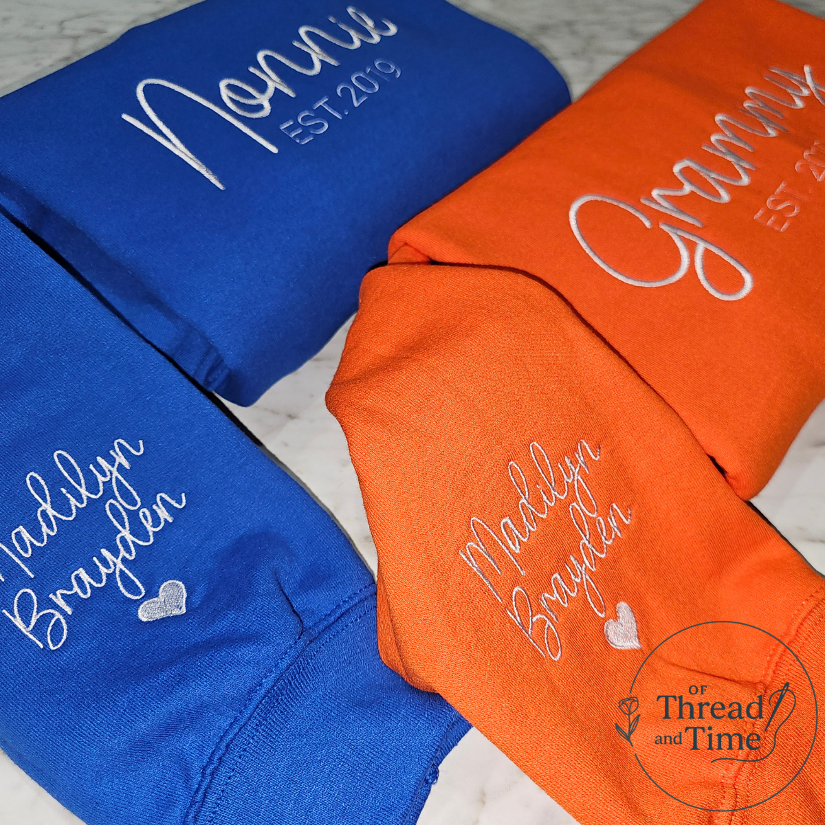 Custom Mama/Grandma/Papa Sweatshirt (not applique)