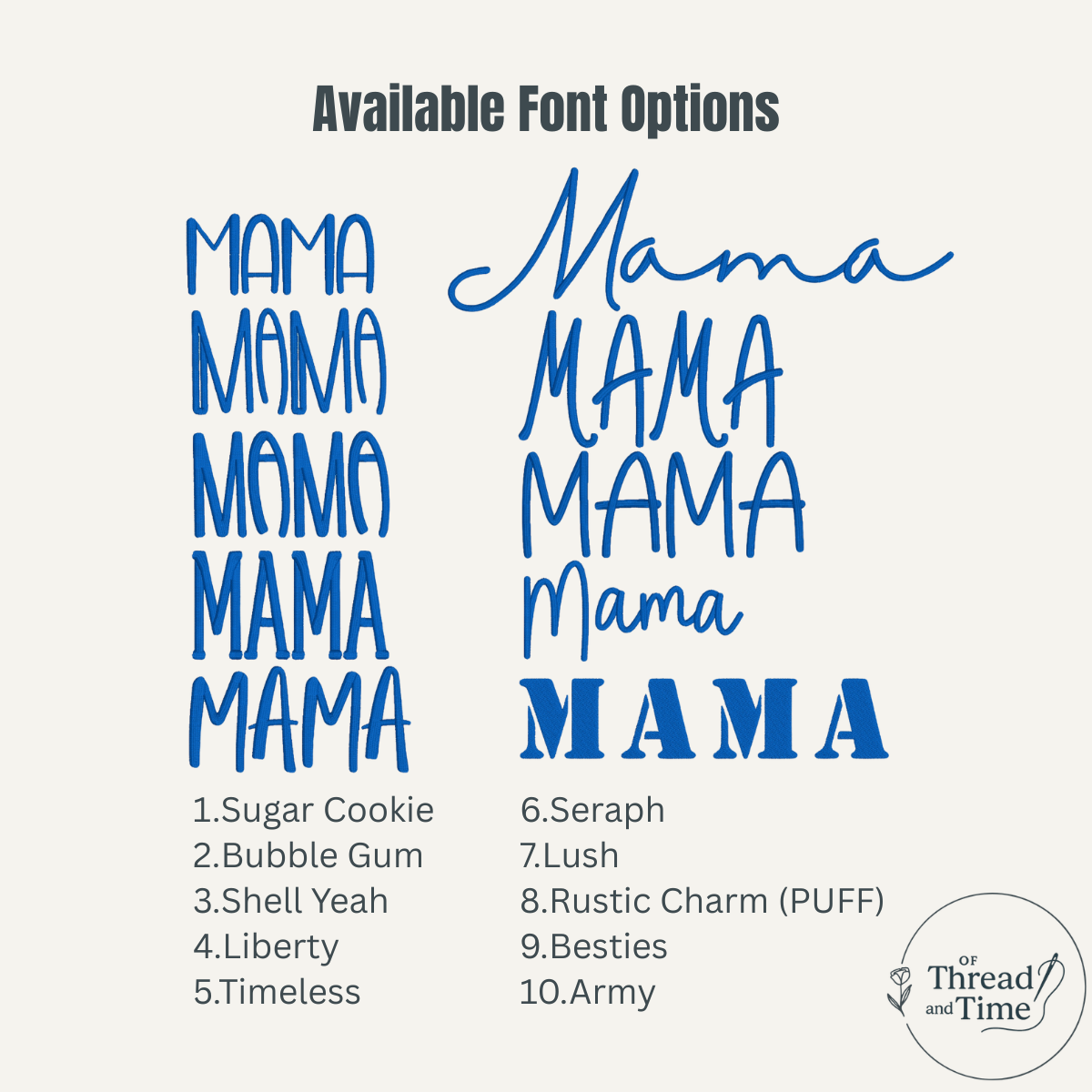 Custom Mama/Grandma/Papa Sweatshirt (not applique)