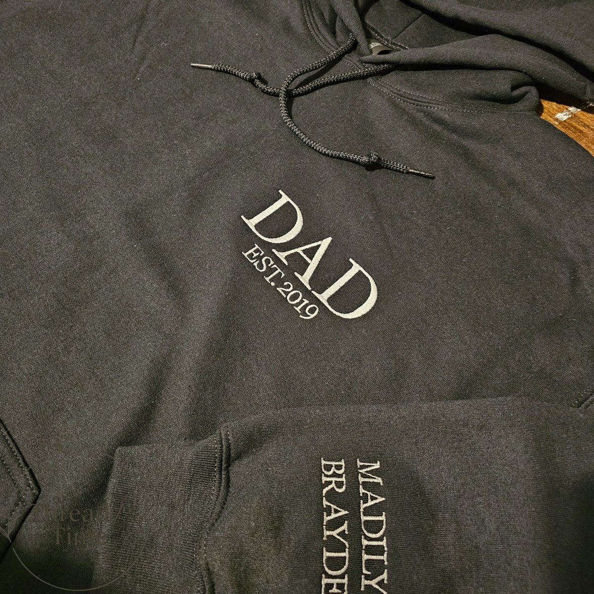 Custom Dad/Papa Sweatshirt (left/right chest)