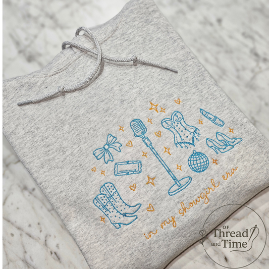 In my Showgirl Era Sweatshirt