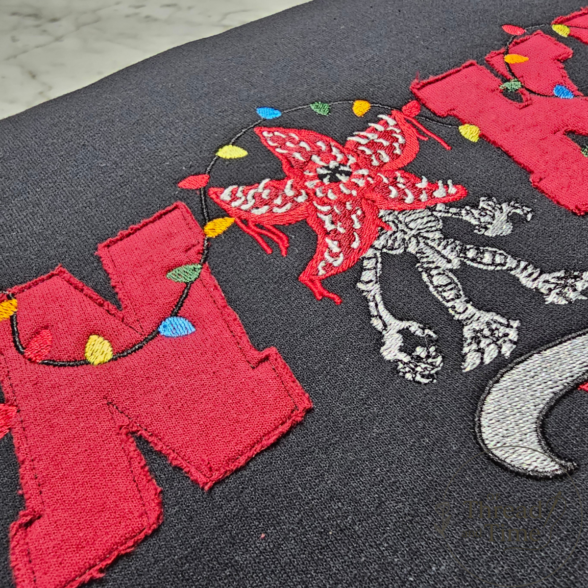 Distressed Stranger Things Inspired Sweatshirt