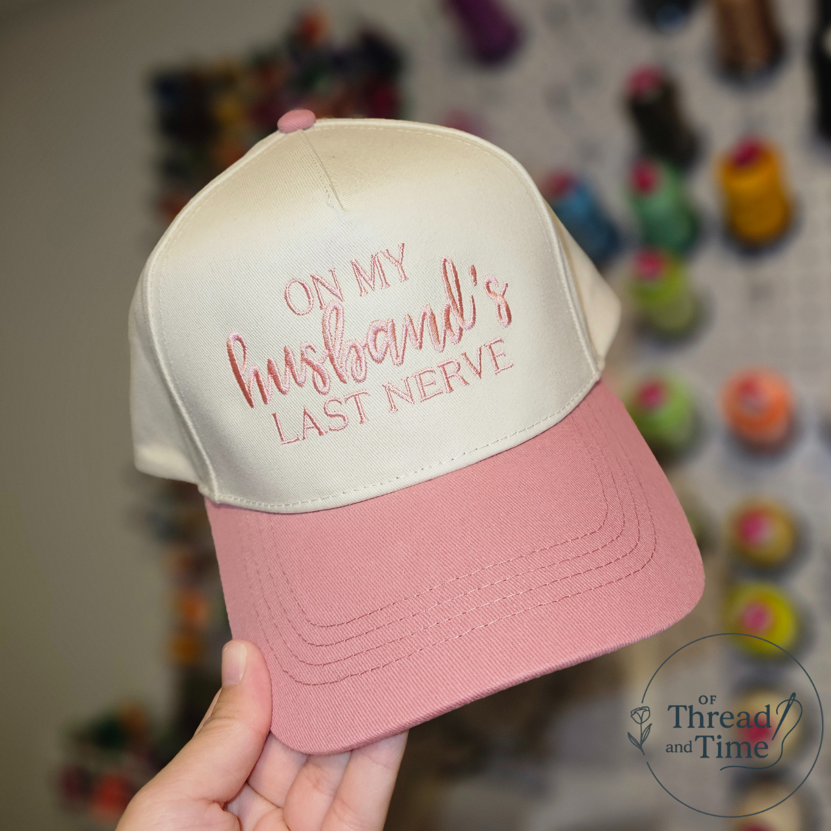 On my husband's last nerve hat