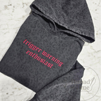 trigger warning enthusiast hoodie