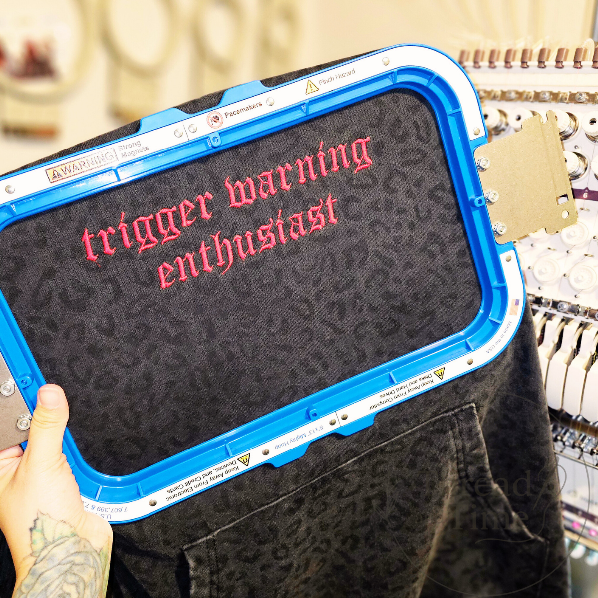trigger warning enthusiast hoodie