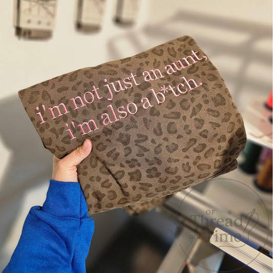 i'm not just a _____, i'm also a b*tch hoodie