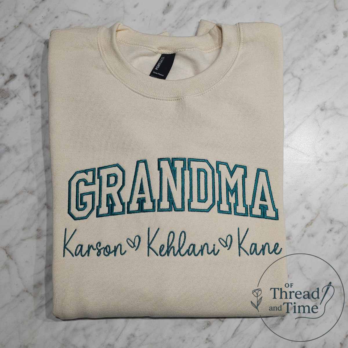 Custom Mama/Grandma/Papa Sweatshirt (not applique)