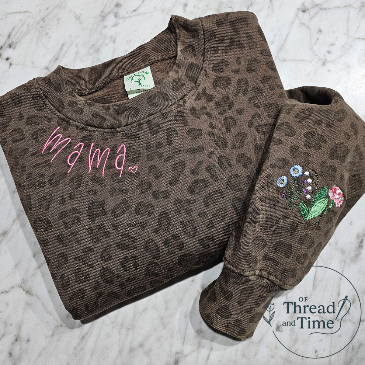 Mama leopard hoodie