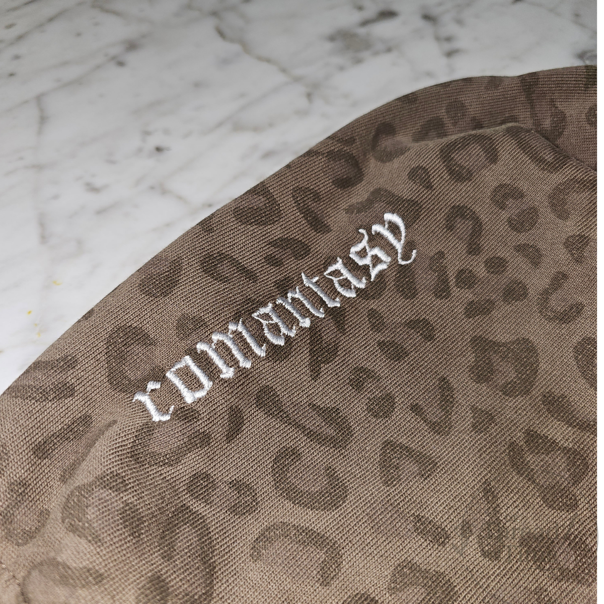 BOOK NERD 3D puff leopard hoodie