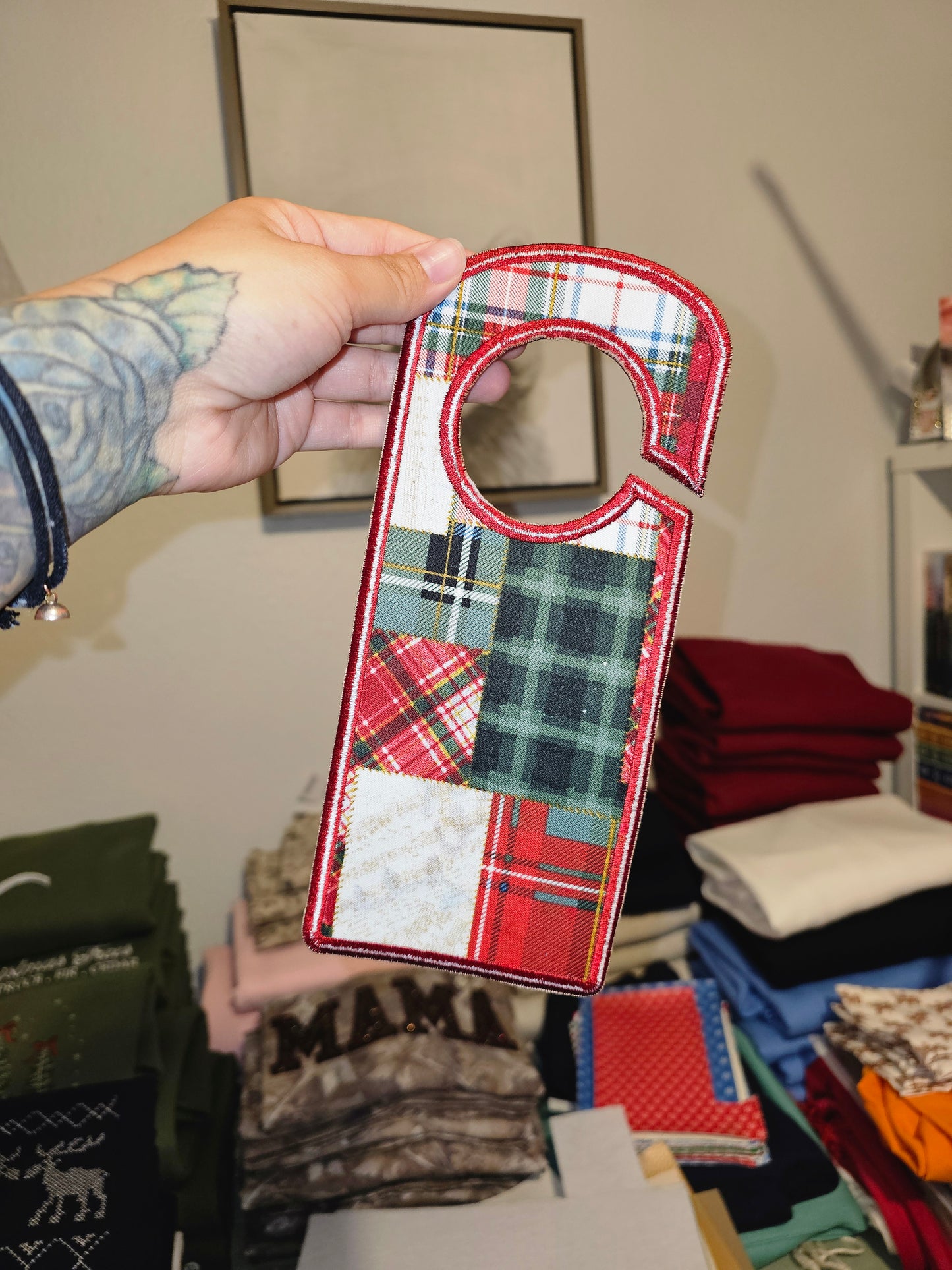 Santa Please Stop Here Door hanger